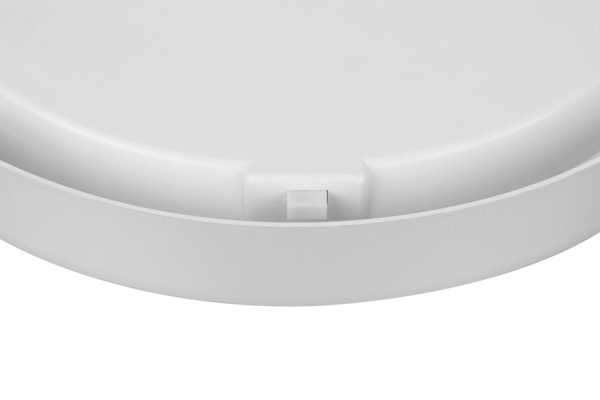 KOUPELNOVÉ STROPNÍ LED SVĚTLO, 27,5/3,1 cm  - barvy niklu, Basics, plast (27,5/3,1cm) - Celina