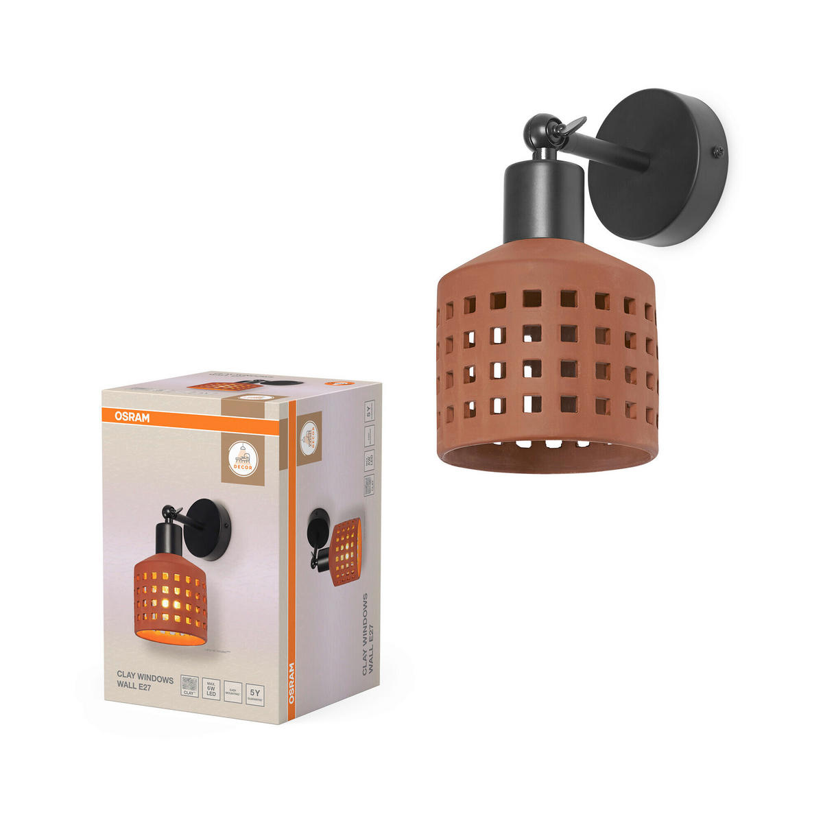 STRAHLER 12.5/16.8/23.2 cm   - Braun, Basics, Keramik/Metall (12.5/16.8/23.2cm) - Osram