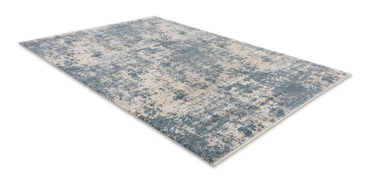 WEBTEPPICH 200/290 cm Venosa Blau, Creme rechteckig  - Blau/Creme, KONVENTIONELL, Textil (200/290cm) - Astra