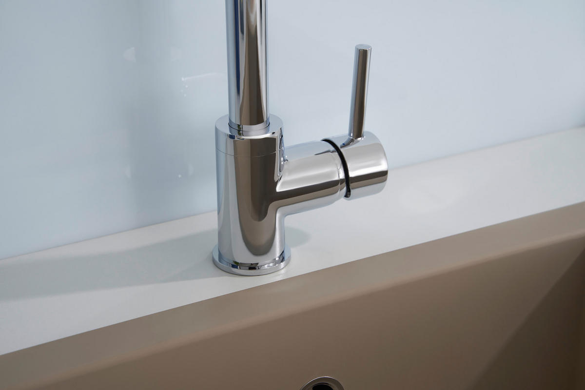 SPÜLE 1712OHIO50X44B  - Beige, Trend, Glas/Kunststoff (50/19/44cm) - Respekta