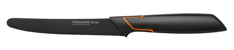 PARADICSOMVÁGÓ KÉS 13 cm  - fekete, Basics, műanyag/fém (13cm) - Fiskars