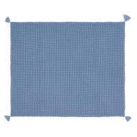 COUVERTURE DOUDOU Waffle  80/100 cm  - Blau, Trend, Textil (80/100cm) - Patinio