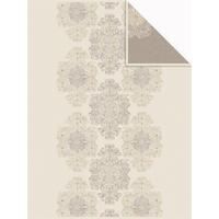 DEKORATIVNA ODEJA 150/200 cm bela, bež  - bela/bež, Romantika, tekstil (150/200cm) - Ibena