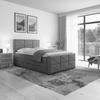 BOXSPRINGBETT 140/200 cm  in Anthrazit  - Anthrazit, Modern, Holz/Kunststoff (140/200cm) - MID.YOU