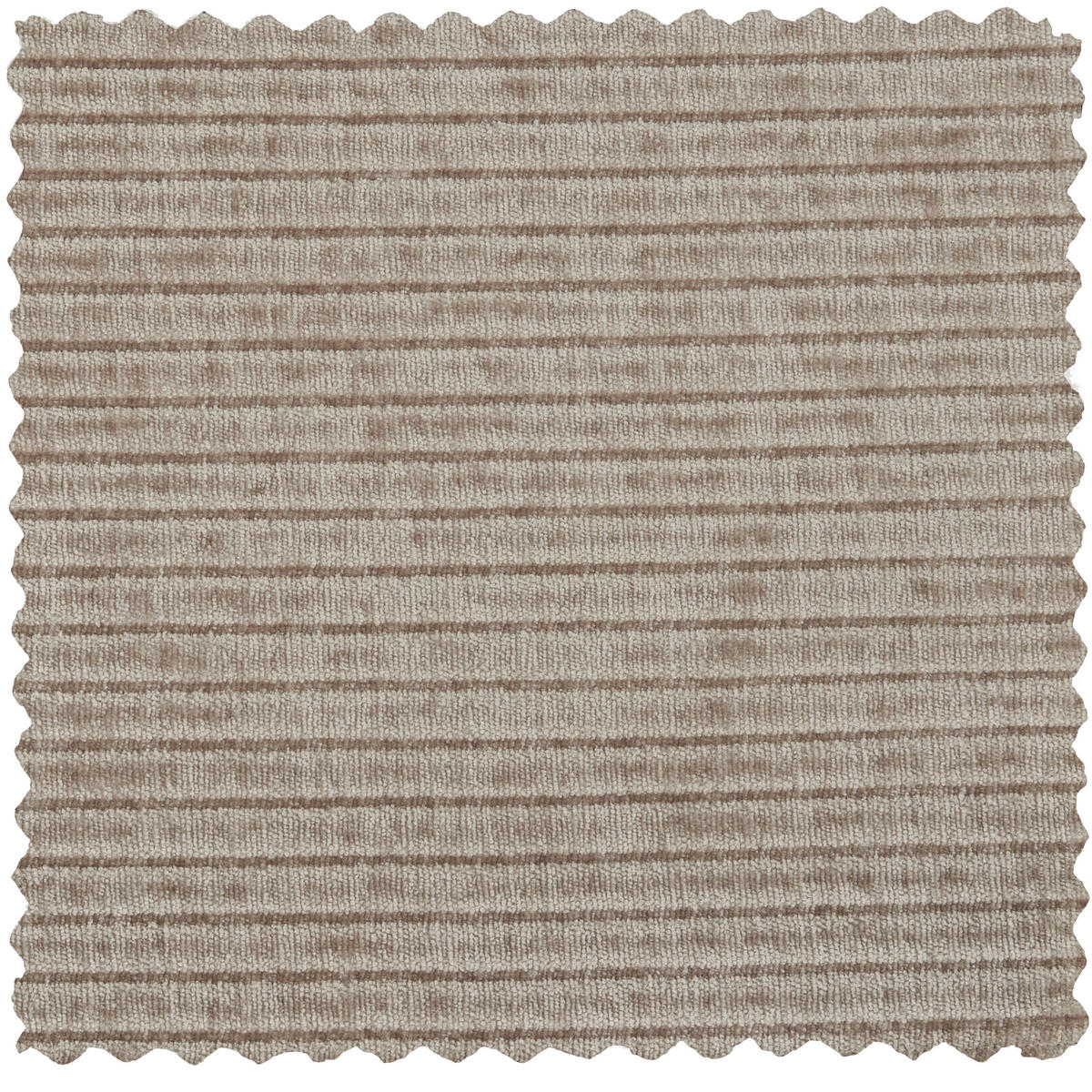 3-SITZER-SOFA Rodeo gerippt Sandfarben  - Sandfarben/Schwarz, MODERN, Textil/Metall (277/85/86cm) - Livetastic