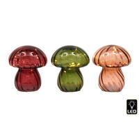 Ciupercă Decorativă - Basics, sticlă (13,5/16cm)