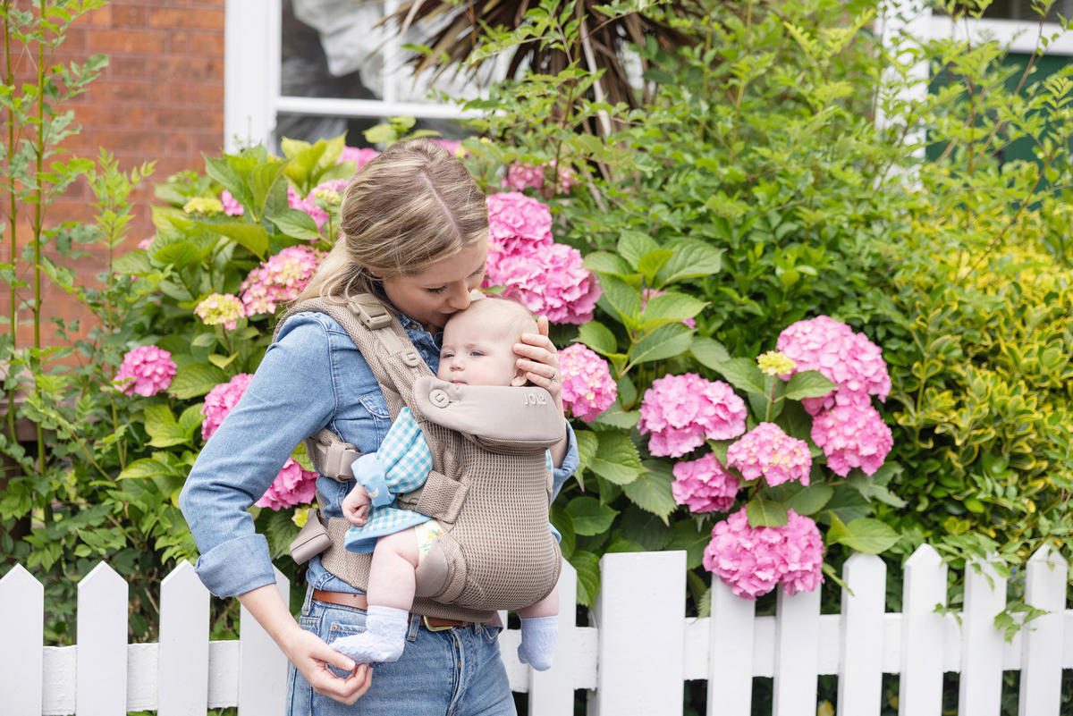 BABYTRAGE Savvy Air  - Schlammfarben, Basics, Textil (76/91/148cm) - Joie