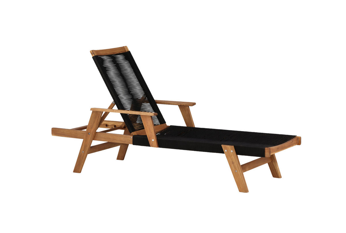 SOLSÄNG   73/35/200 cm  - svart/akaciefärgad, Klassisk, trä (73/35/200cm) - Gardenson