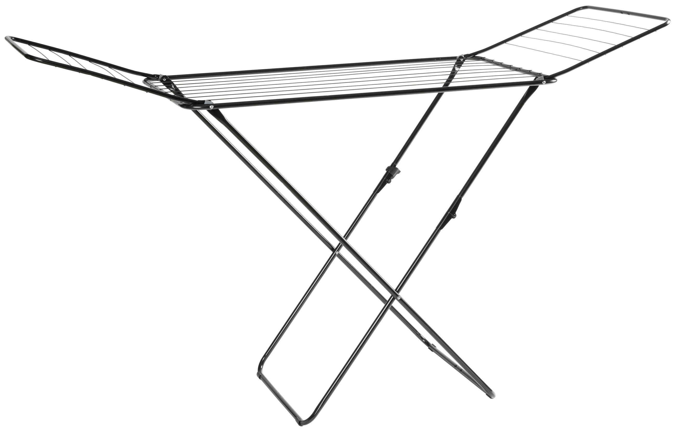 STANDTROCKNER Kolibri 179/55/104 cm  - Anthrazit/Schwarz, Basics, Kunststoff/Metall (179/55/104cm) - Homeware