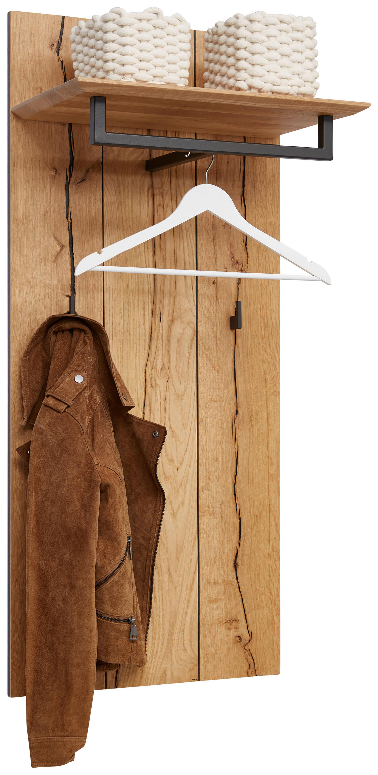 GARDEROBENPANEEL  in 51,9/119,5/37,1 cm  - Eichefarben, Design, Holz/Holzwerkstoff (51,9/119,5/37,1cm) - Dieter Knoll