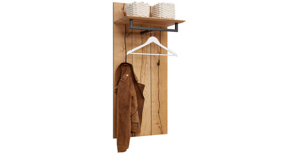 GARDEROBENPANEEL in 51,9/119,5/37,1 cm - Eichefarben, Design, Holz/Holzwerkstoff (51,9/119,5/37,1cm) - Dieter Knoll