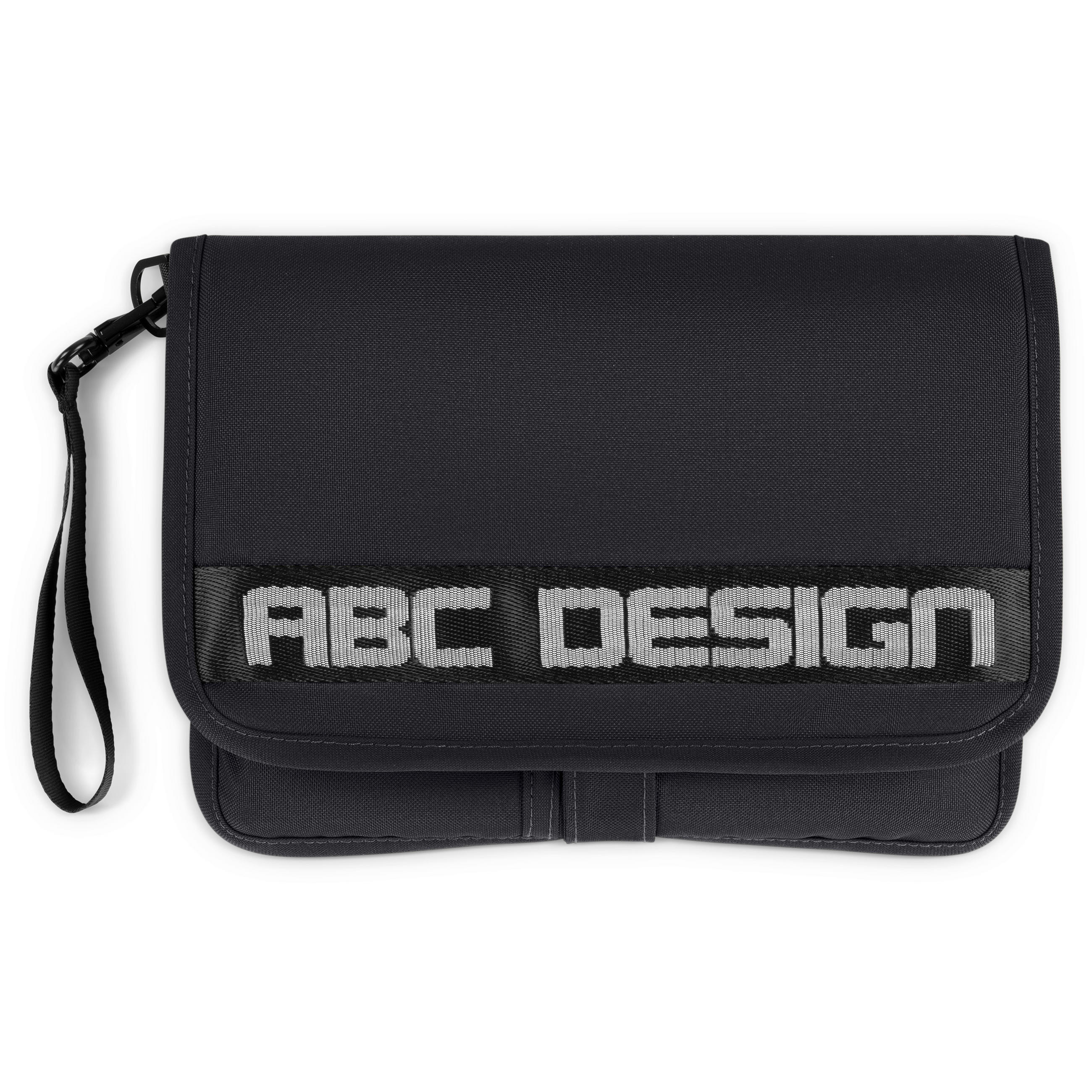 ABC Design Wickeltasche Organizer Multi Schwarz 25x18x4 cm