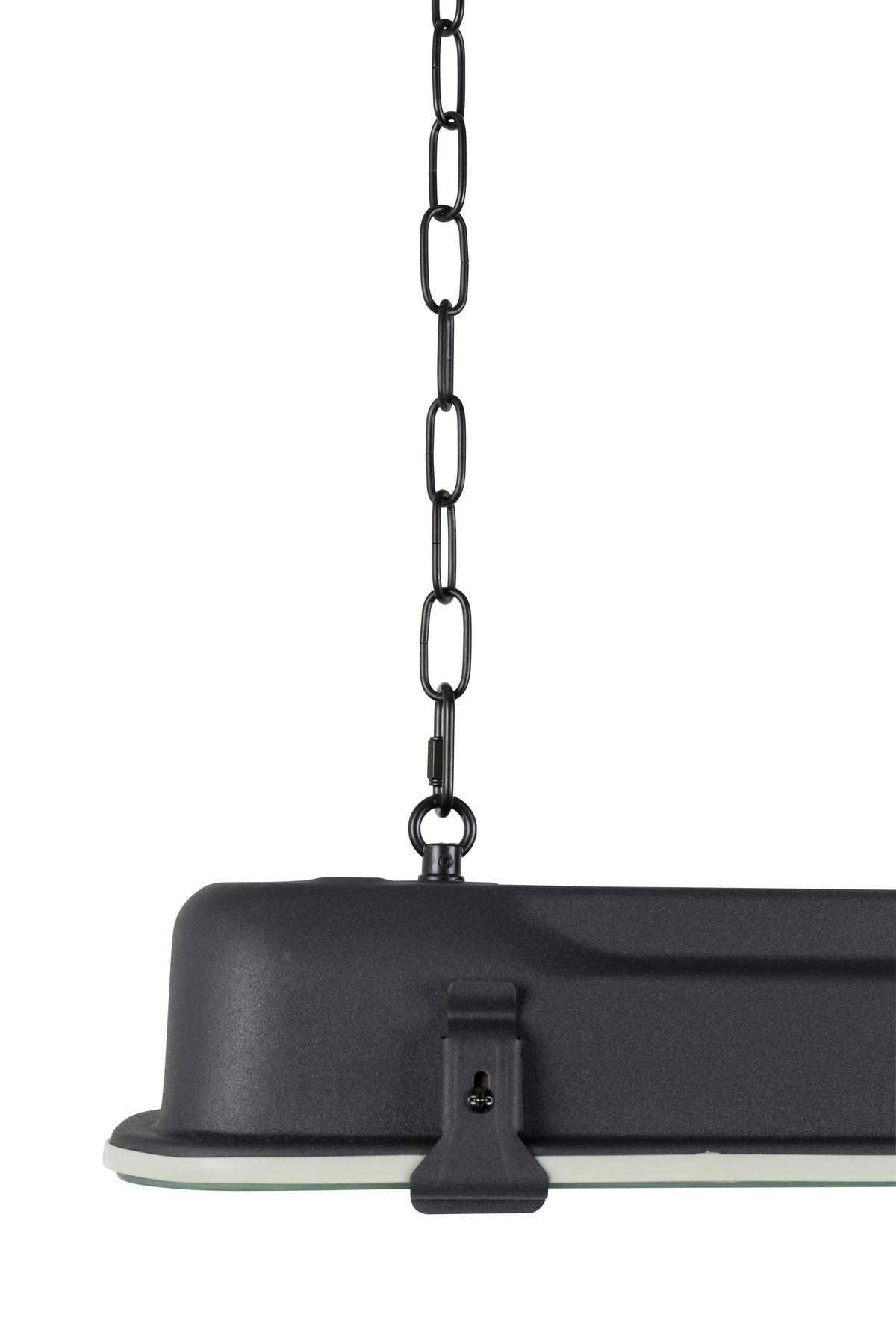HÄNGELEUCHTE 70/190/14 cm  - Schwarz, Basics, Glas/Metall (70/190/14cm) - Zuiver