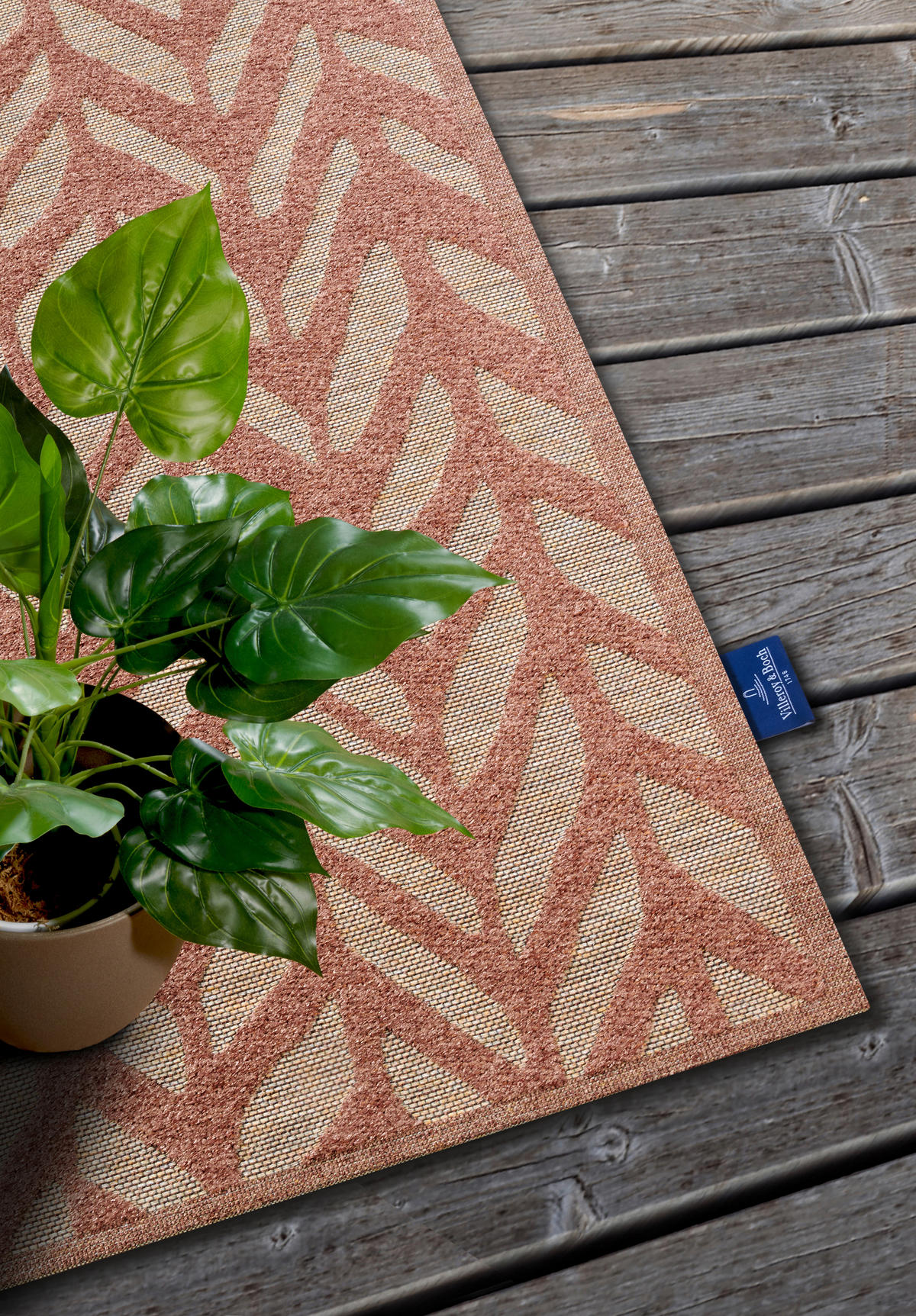 OUTDOORTEPPICH 160/230 cm Kollektion 1883 Kupferfarben  - Kupferfarben, Design, Kunststoff/Textil (160/230cm) - Villeroy & Boch