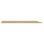 OBERPLATTE  in  - Eichefarben, KONVENTIONELL, Holzwerkstoff (137/1,6/42cm) - Hom`in