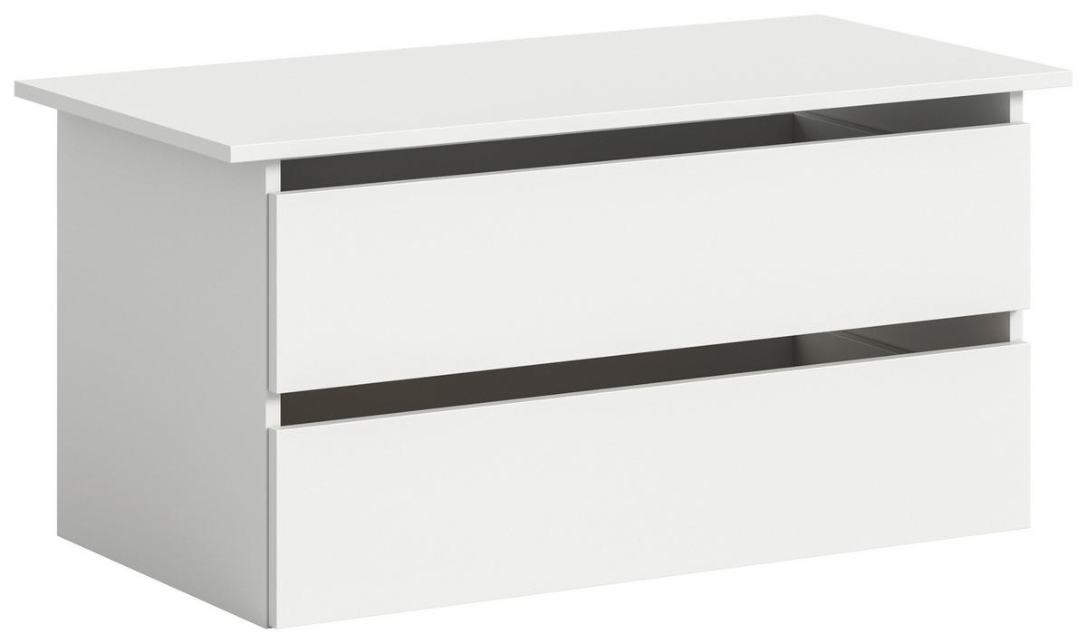 SCHUBKASTENEINSATZ  - Weiß, MODERN, Holzwerkstoff (97/47/48cm) - MID.YOU