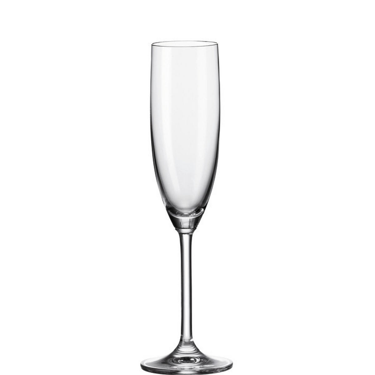 GLÄSERSET 6-teilig  - Klar, KONVENTIONELL, Glas (0,215cm) - Leonardo