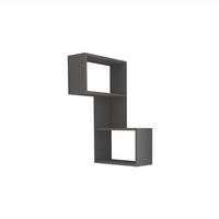 WANDBOARD in 67/82/47 cm Anthrazit  - Anthrazit, Design, Holzwerkstoff (67/82/47cm) - Livetastic