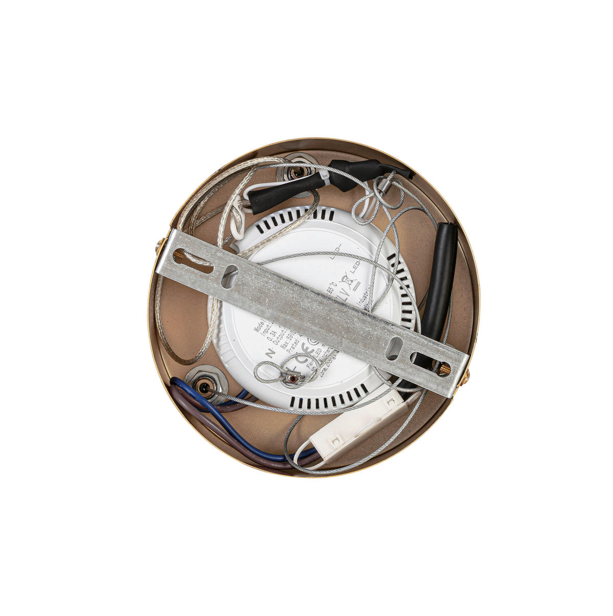 LED LUSTER  50/120 cm      - kapućino, Osnovno, metal/plastika (50/120cm) - Ambiente