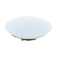 STOLNÍ LED LAMPA, 29/11,5 cm  - bílá/barvy niklu, Konvenční, kov/plast (29/11,5cm) - Eglo