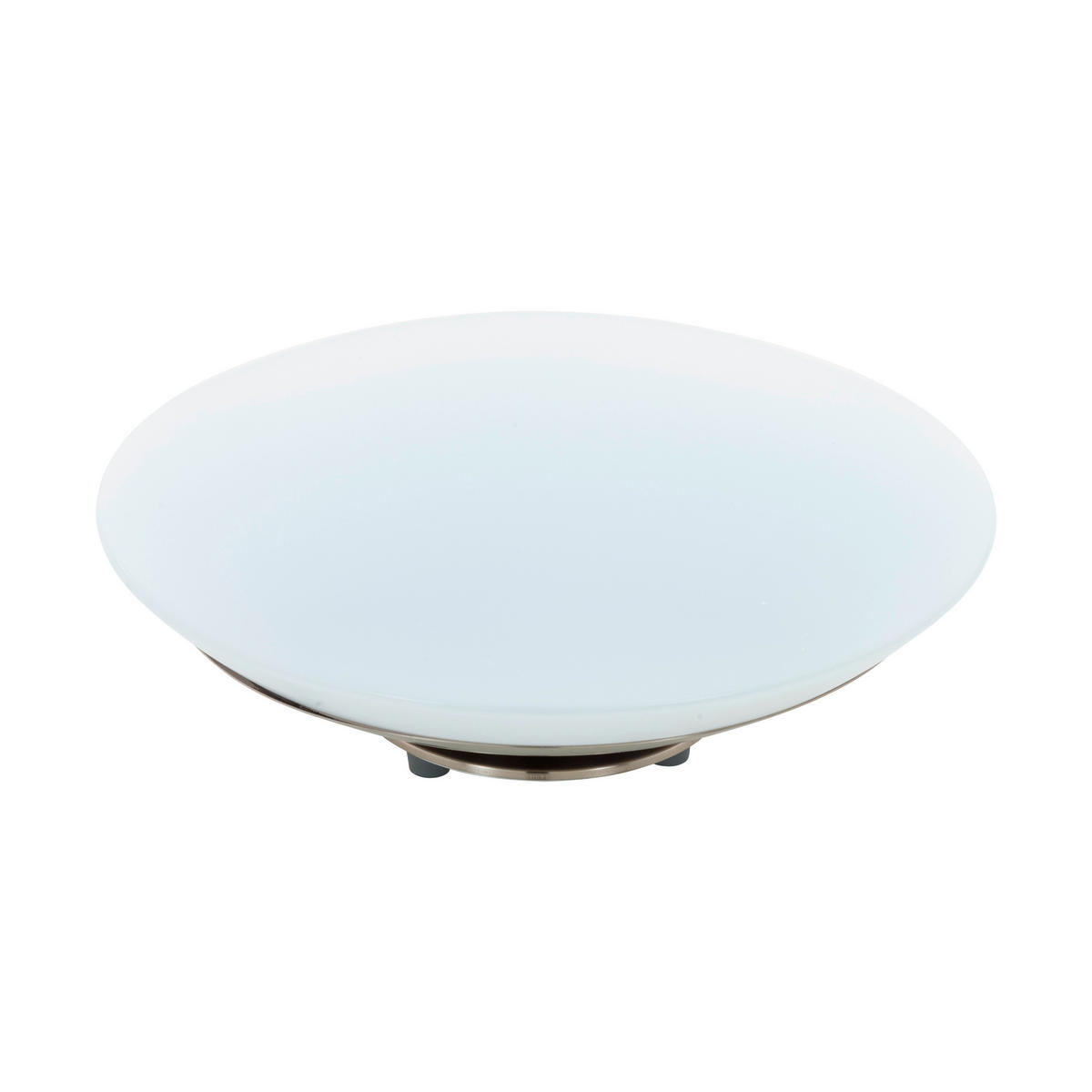STOLNÍ LED LAMPA, 29/11,5 cm  - bílá/barvy niklu, Konvenční, kov/plast (29/11,5cm) - Eglo