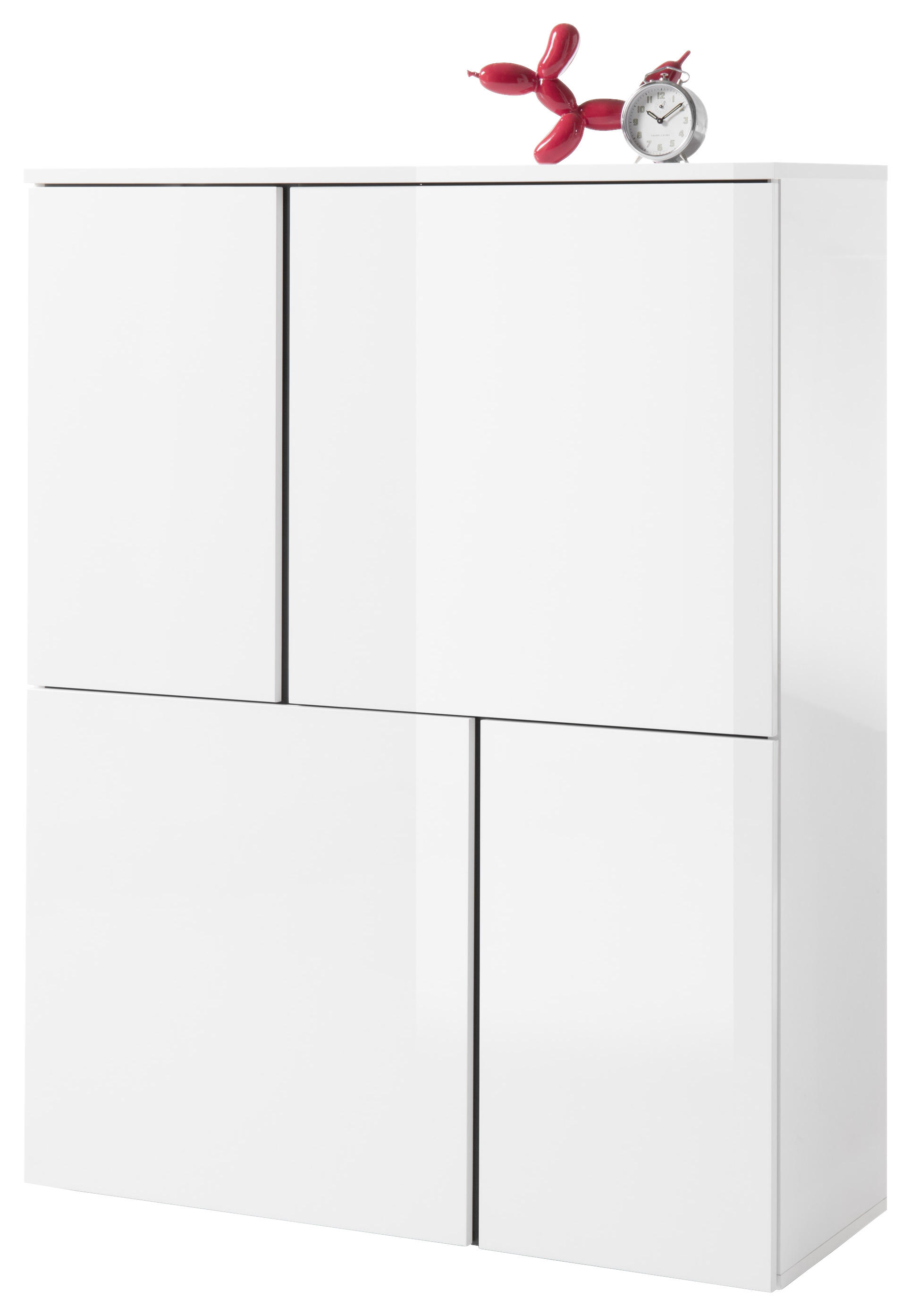 BYRÅ 100/120/37 cm  - vit, Design, träbaserade material (100/120/37cm) - Carryhome