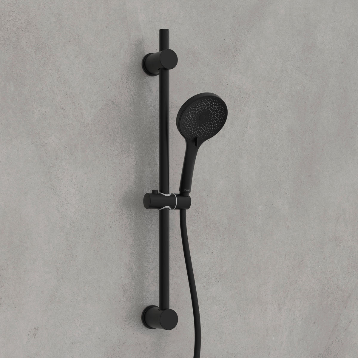 Brauseset Raven  - fekete, Modern, fém (3/70/13cm) - Mömax
