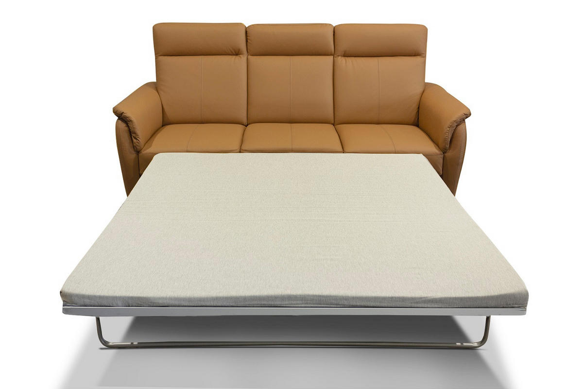 ÜLŐGARNITÚRA bőr mustársárga  - mustársárga/fekete, Basics, műanyag/bőr (212/100/94cm) - Andante