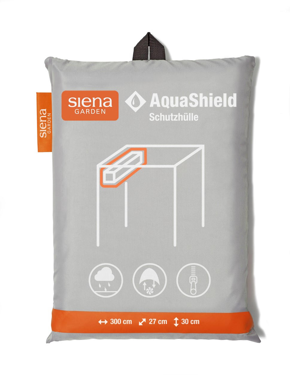 SCHUTZHÜLLE Hellgrau   - Hellgrau, Basics, Textil (300/27/30cm) - Siena Garden