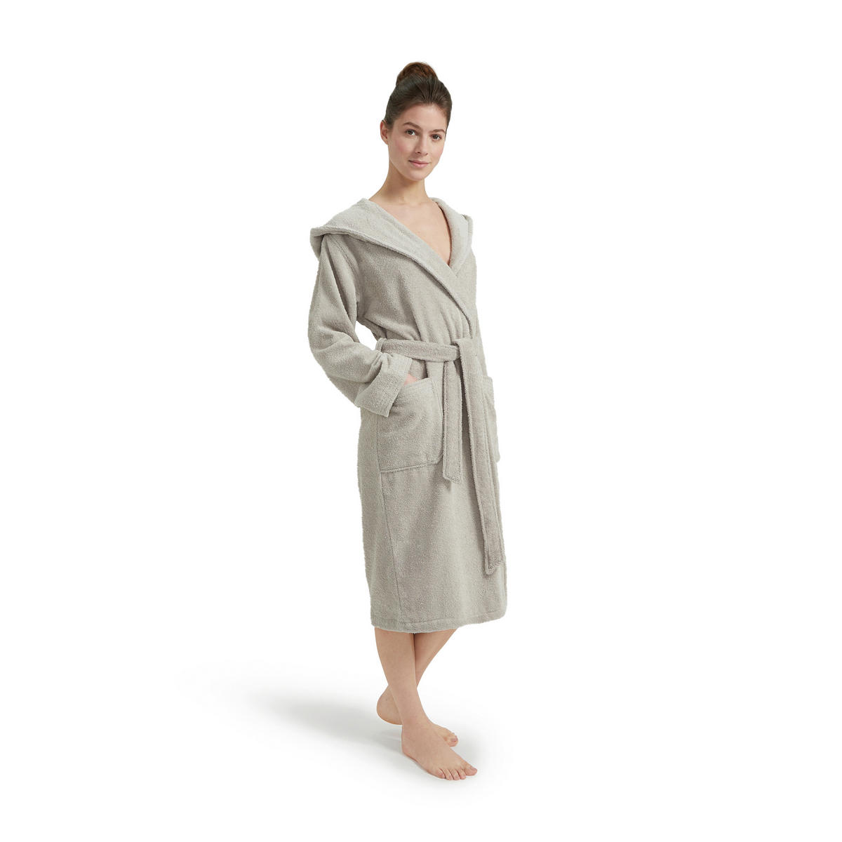 BADEMANTEL M Unisex  - Beige, Basics, Textil (Mnull) - Moeve