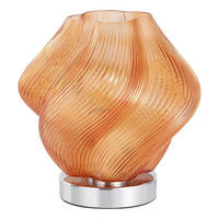 TISCHLEUCHTE 22/23 cm  - Orange, Design, Glas/Metall (22/23cm) - Eglo