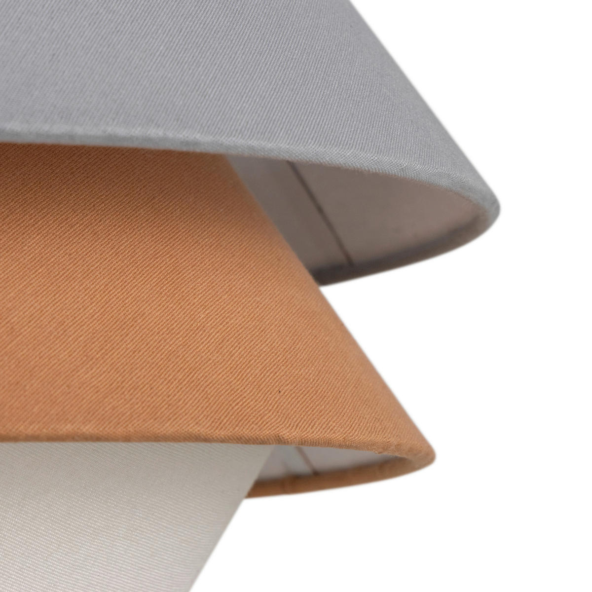 HÄNGELEUCHTE 50/130 cm  - Weiß/Grau, Trend, Kunststoff/Textil (50/130cm) - Collett's Monde