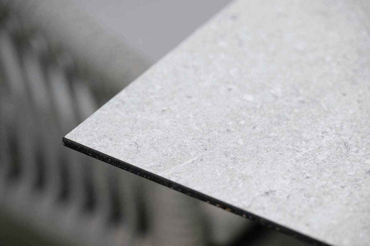 GARTENTISCH Kunststoff Hellgrau rechteckig  - Hellgrau/Weiß, MODERN, Kunststoff/Metall (180/100/75cm) - Stern