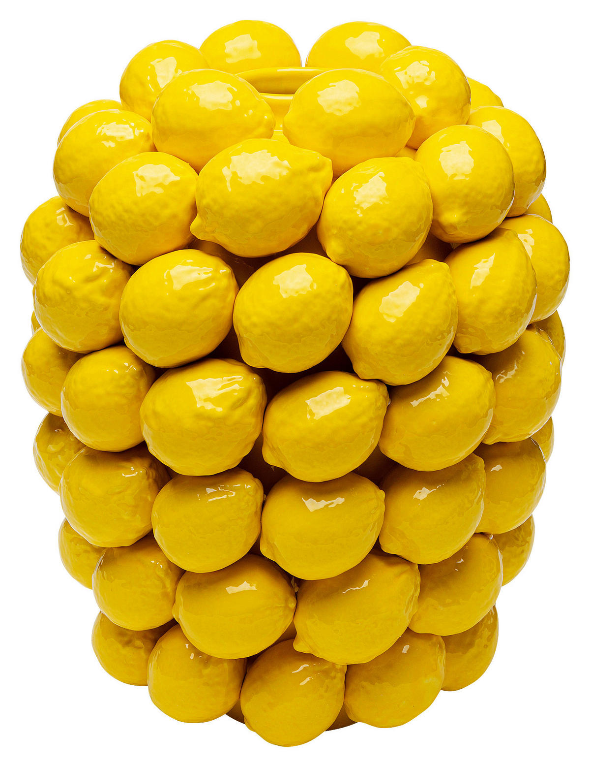 VASE 40 cm  - Gelb, Design, Keramik (28/40/28cm) - Kare-Design