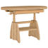 COUCHTISCH Erle furniert Erlefarben - Erlefarben, KONVENTIONELL, Metall (110(130,5/65/56-75cm) - Venda
