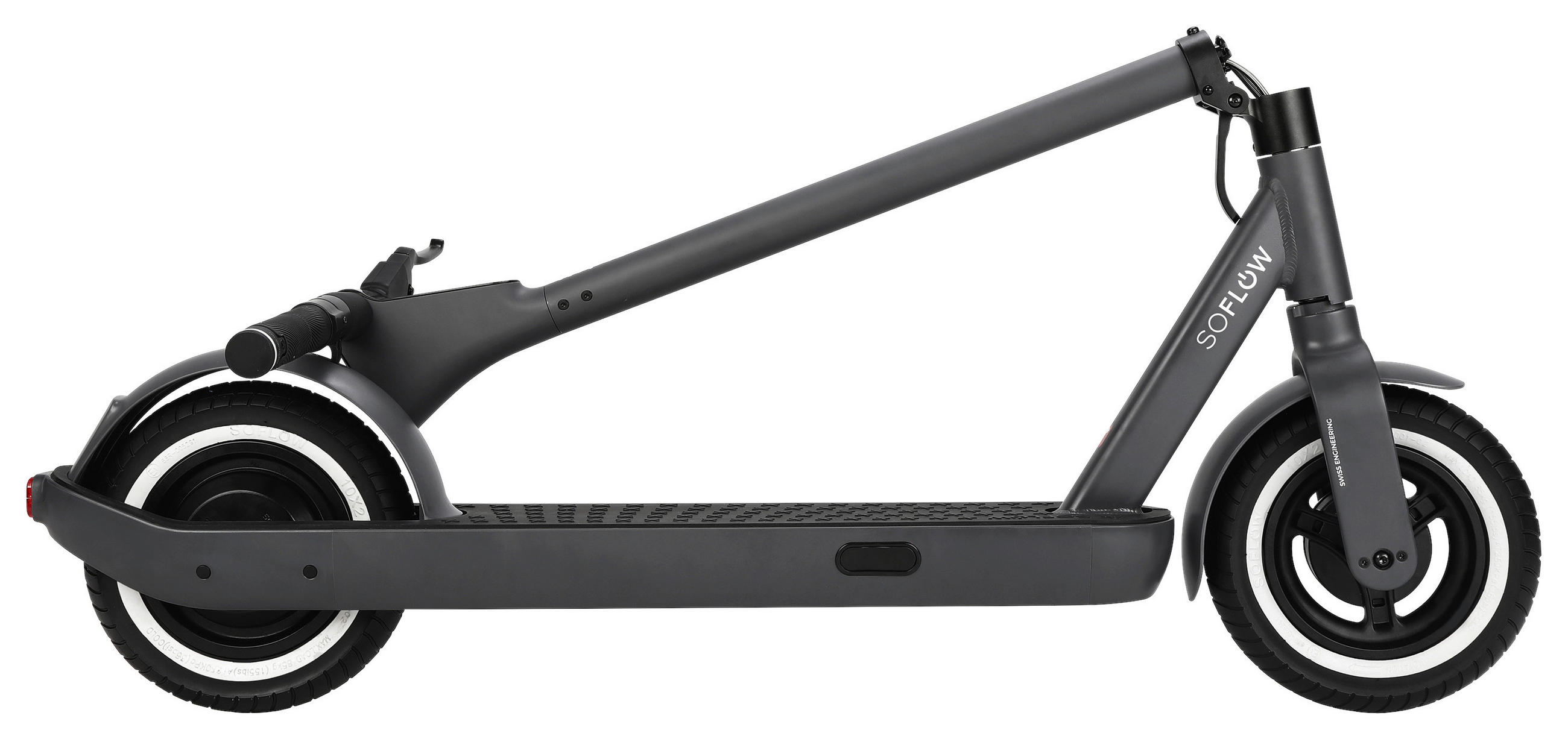 ELEKTROSCOOTER SOFLOW SO ONE PRO BLACK  - Schwarz, KONVENTIONELL, Metall (119/116/51,8cm)