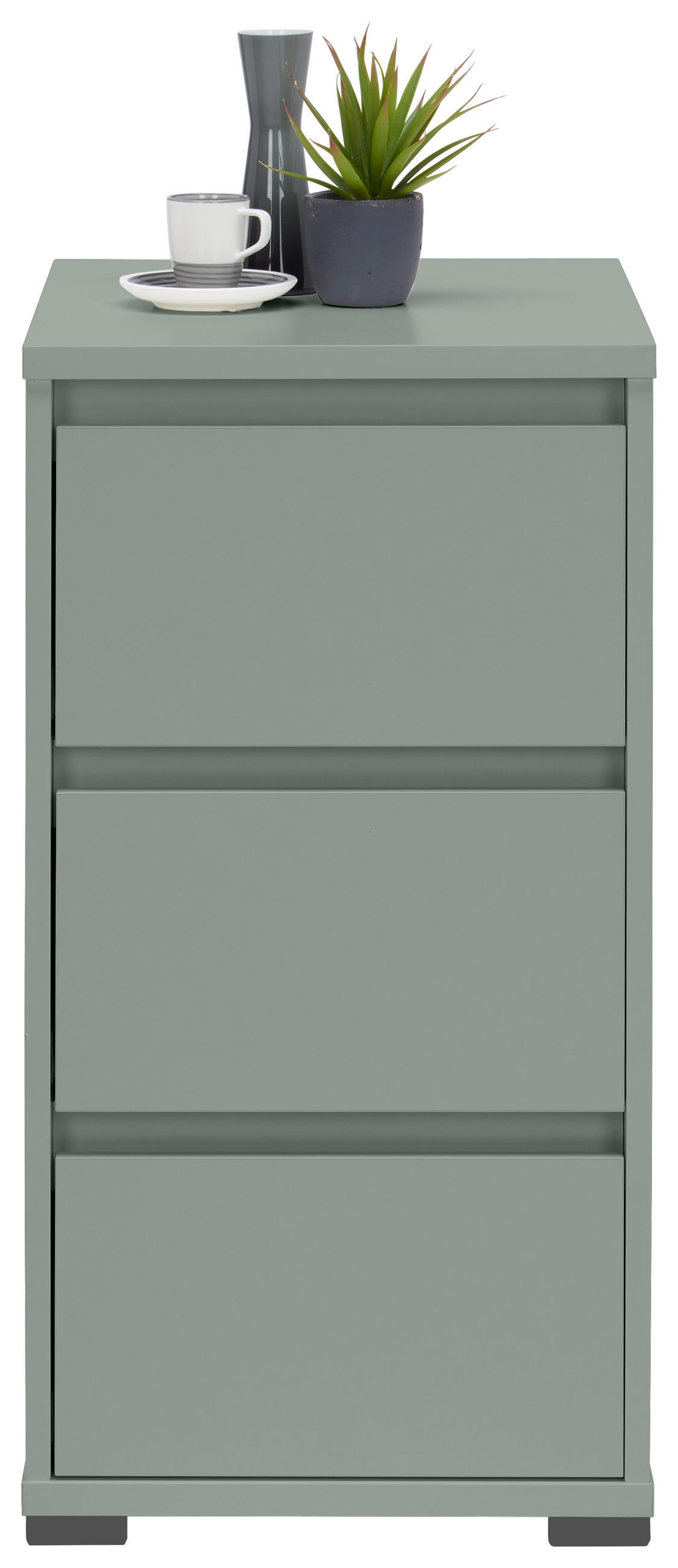 NACHTSCHRANK 40,1/78,9/48 cm  - Anthrazit/Graugrün, Design, Holzwerkstoff/Kunststoff (40,1/78,9/48cm) - Carryhome