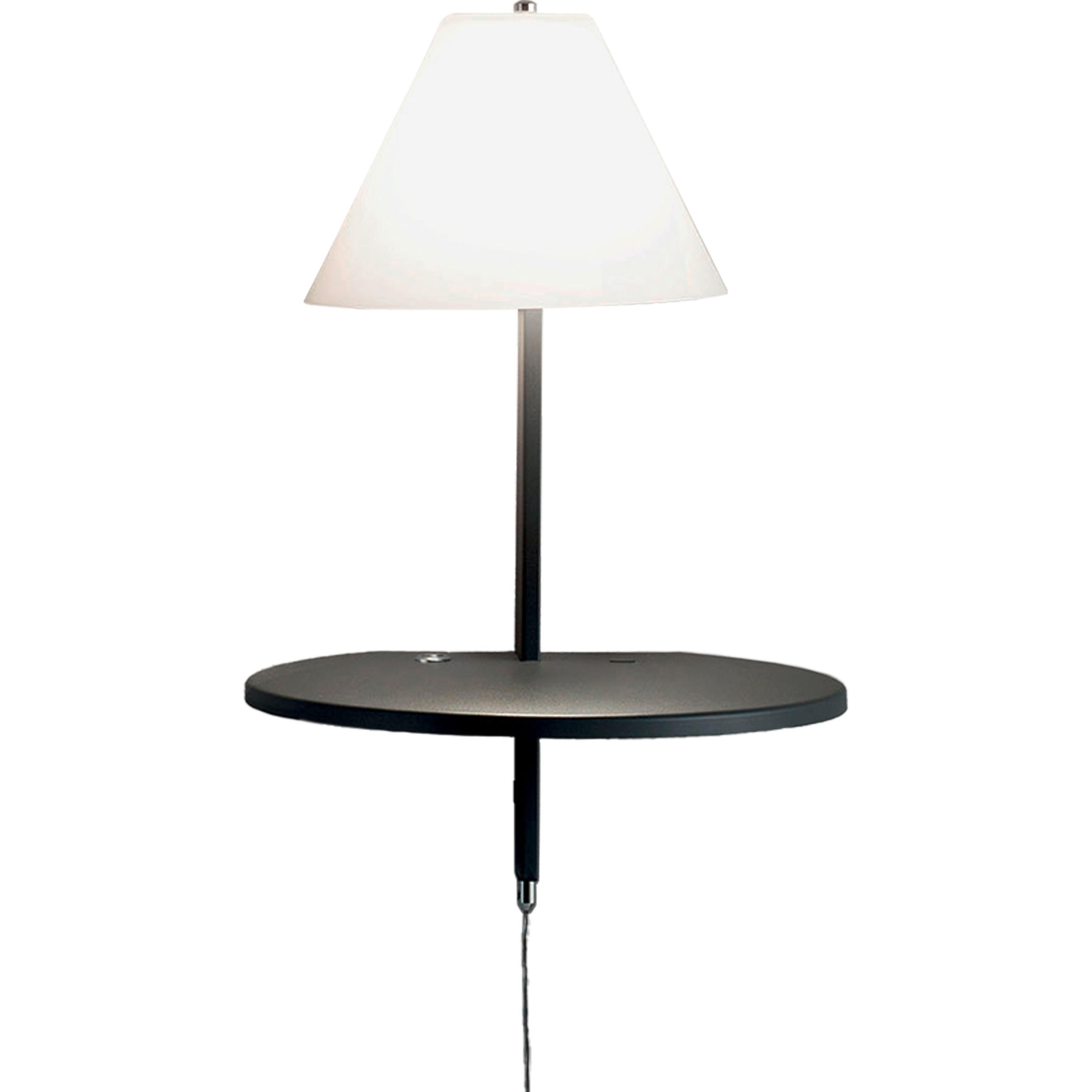 LED-WANDLEUCHTE Goodnight 30/25/47 cm   - Anthrazit/Weiß, Design, Glas/Metall (30/25/47cm) - Fabas Luce