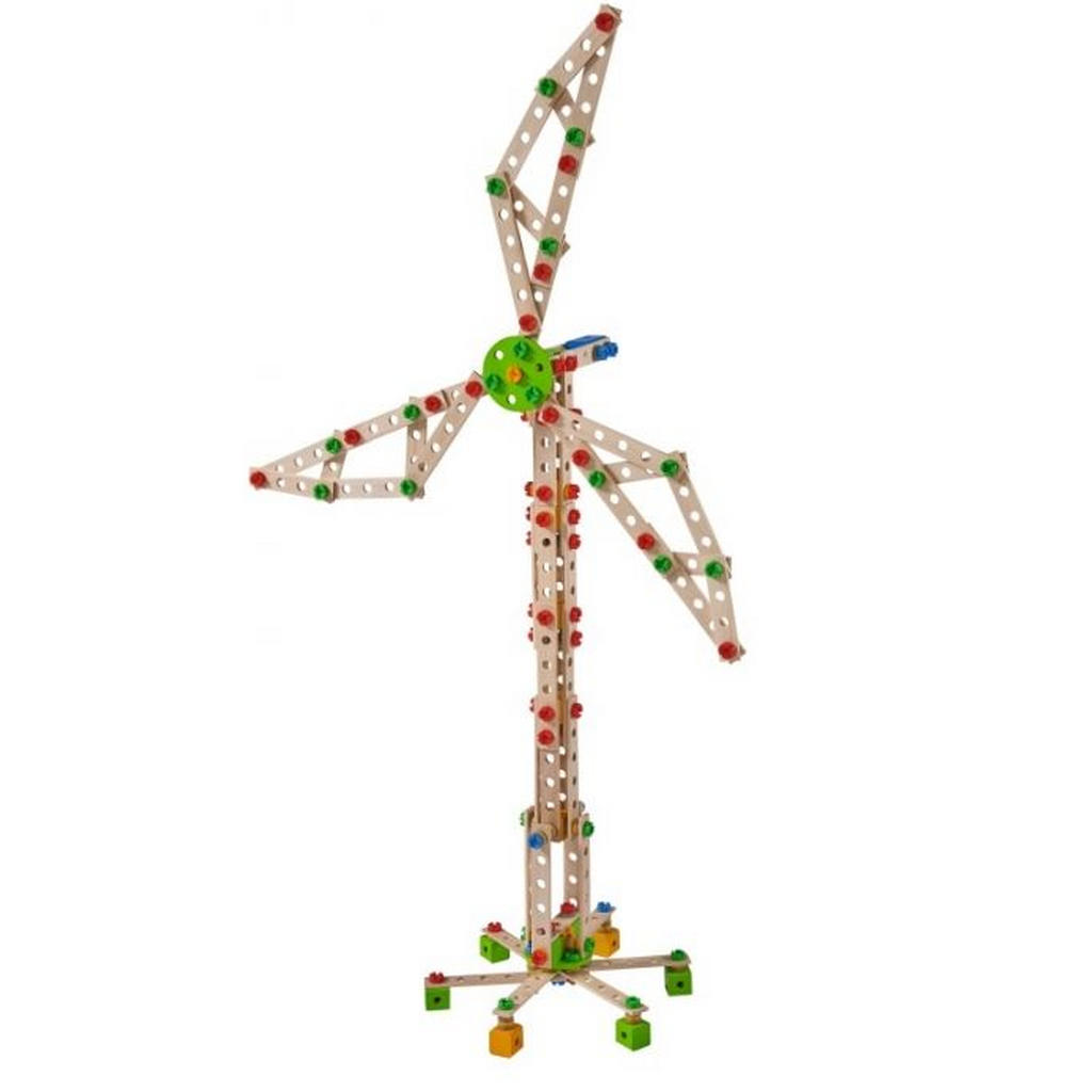 Bausteine Windrad 300-tlg. Ab 6 Jahren Aus Buche