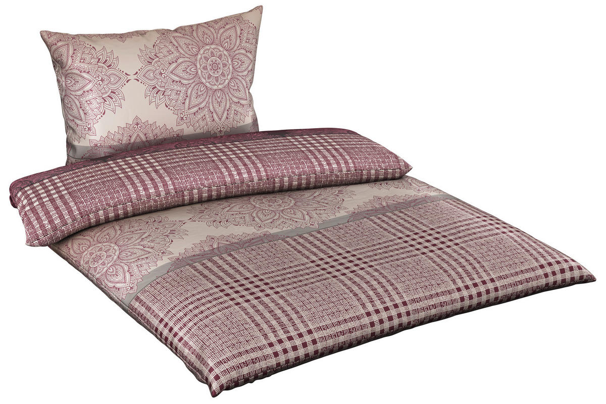 POSTELJINA PAOLA 140/200 cm saten bordo  - bordo, Konvencionalno, tekstil (140/200cm) - Esposa