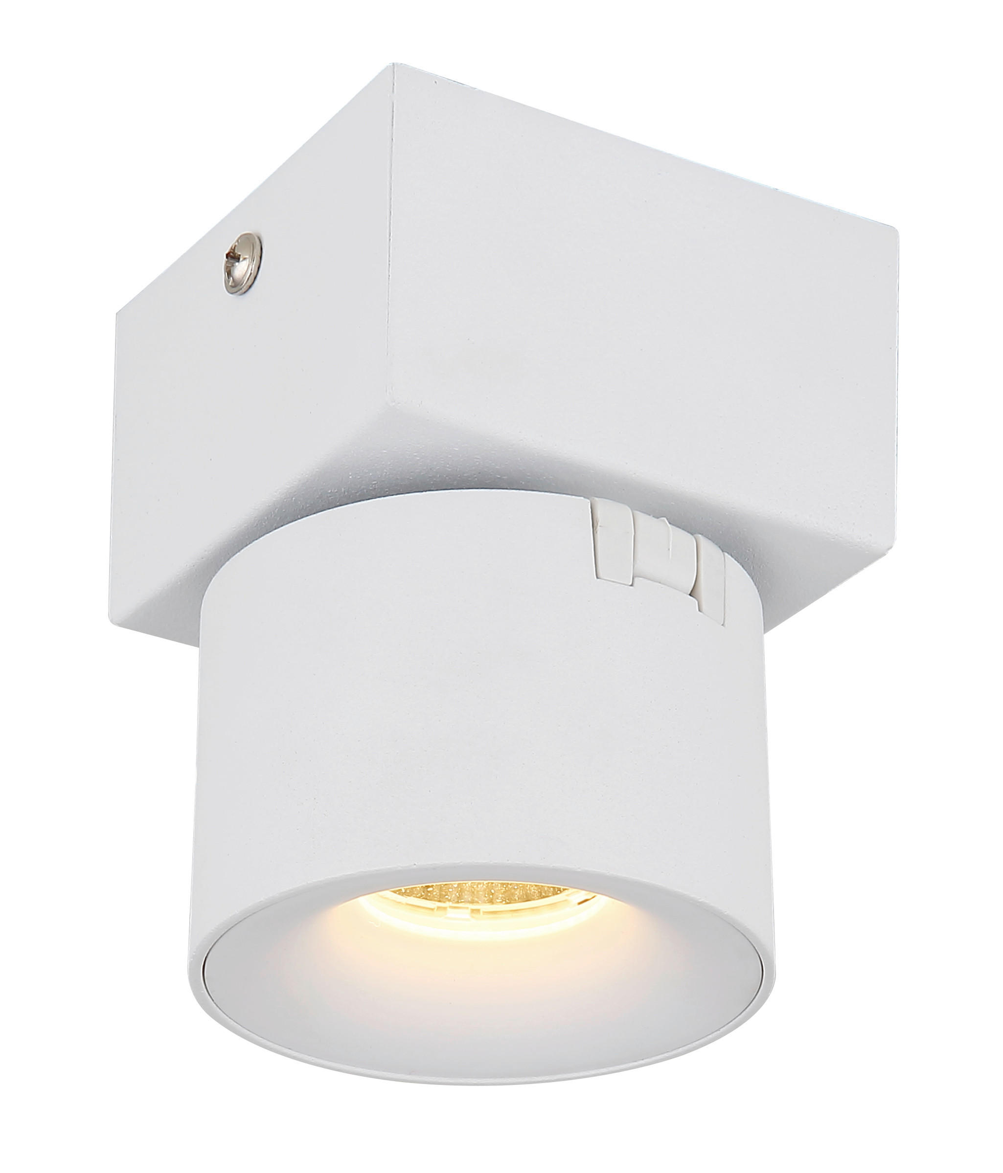 LED-STRAHLER - Weiss/Transparent, Basics, Kunststoff/Metall (7.2/9.5cm) - Globo