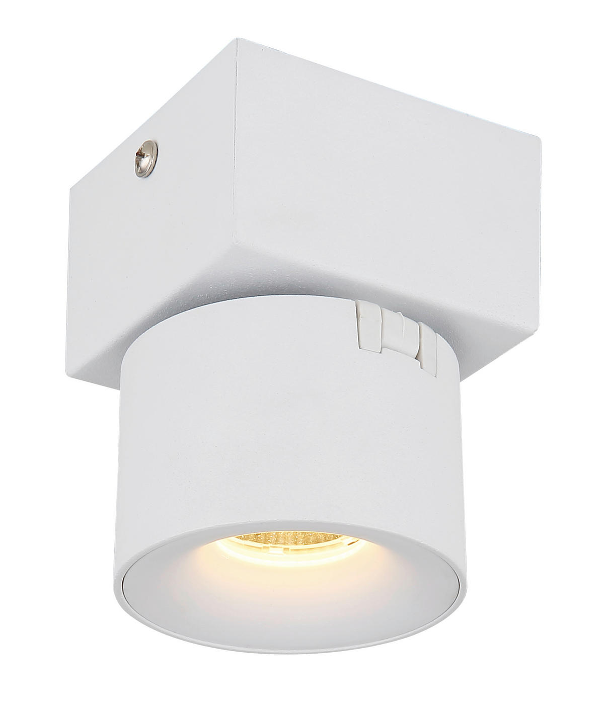 LED-STRAHLER 7.2/9.5 cm   - Transparent/Weiß, Basics, Kunststoff/Metall (7.2/9.5cm) - Globo