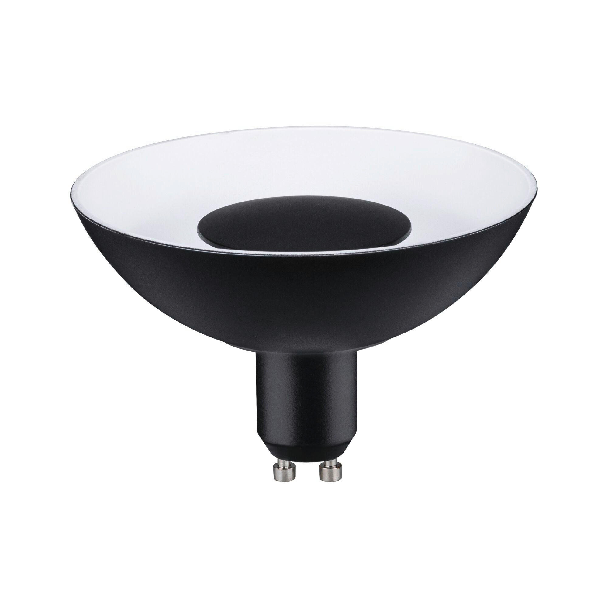 DEKO-LEUCHTMITTEL GU10  4,9 W  - Schwarz, Basics, Kunststoff (10/6,6cm) - Paulmann