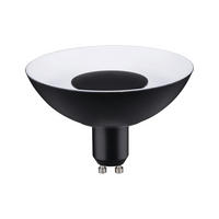 DEKO-LEUCHTMITTEL GU10  4,9 W  - Schwarz, Basics, Kunststoff (10/6,6cm) - Paulmann