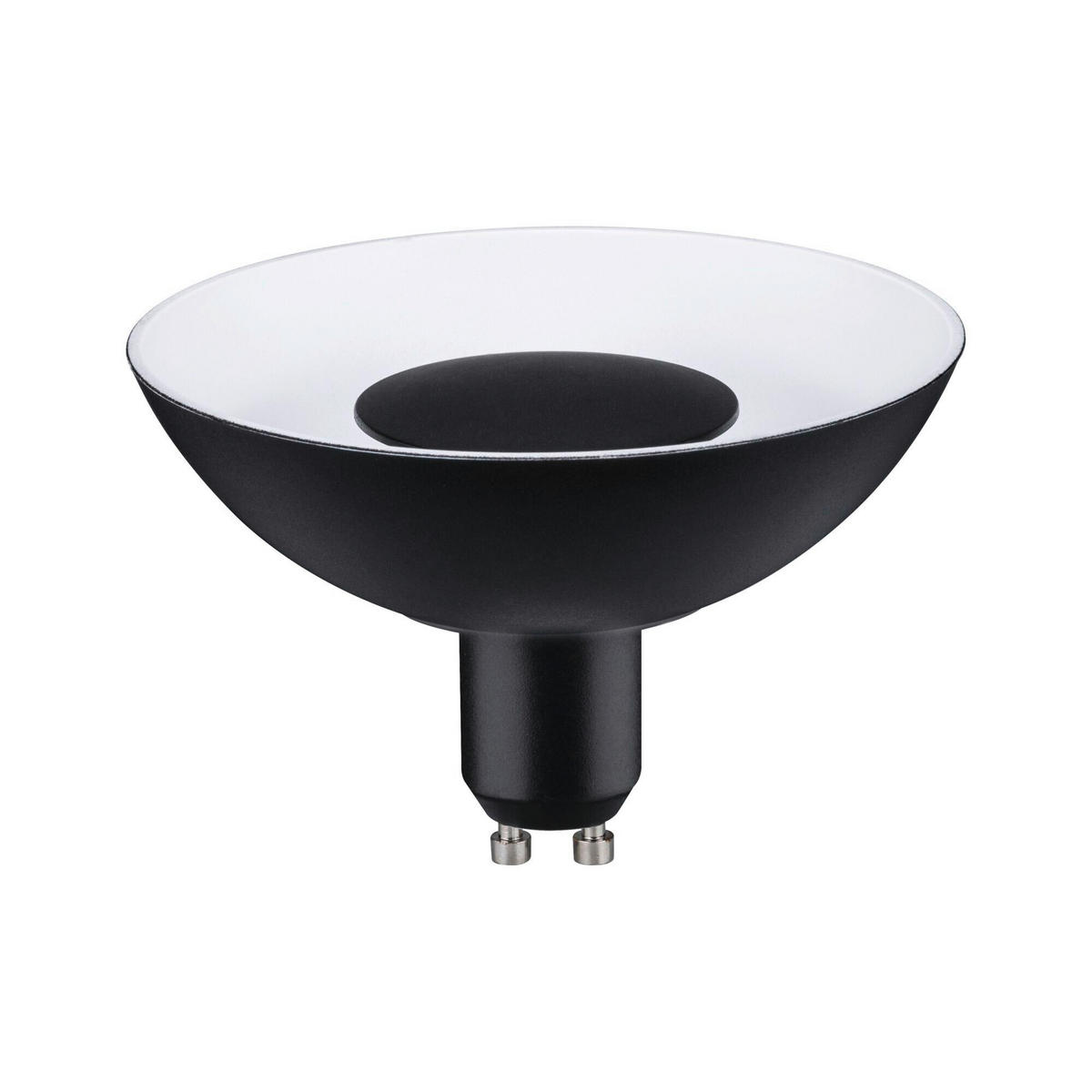 DEKO-LEUCHTMITTEL GU10  4,9 W  - Schwarz, Basics, Kunststoff (10/6,6cm) - Paulmann