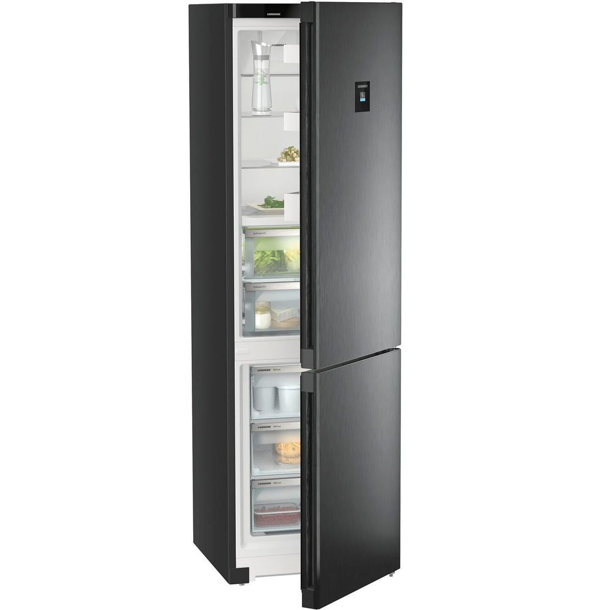 KÜHL-GEFRIER-KOMBINATION CBNBDC573I  - Schwarz, Basics, Kunststoff/Metall (59,7/201,5/67,5cm) - Liebherr