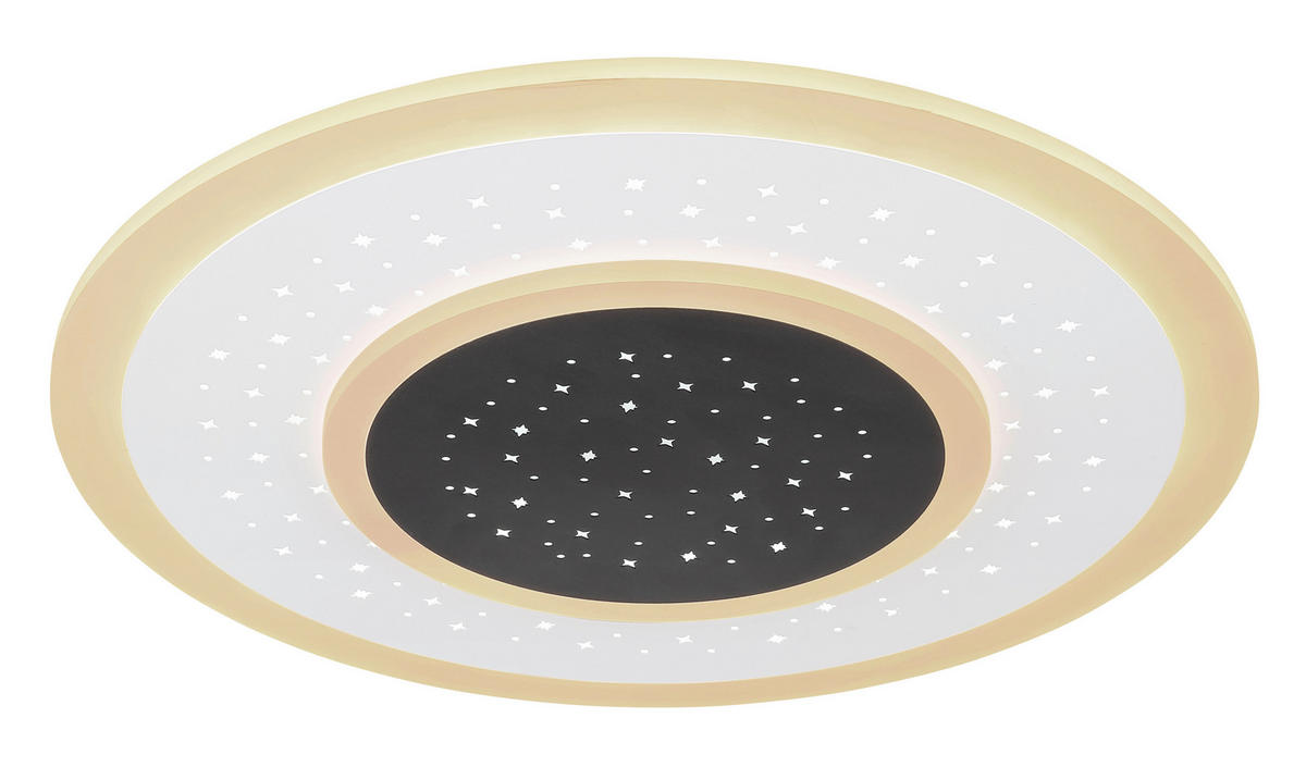 LED-DECKENLEUCHTE 44 W  46/5,5 cm    - Weiss/Opal, Design, Kunststoff/Metall (46/5,5cm) - Globo