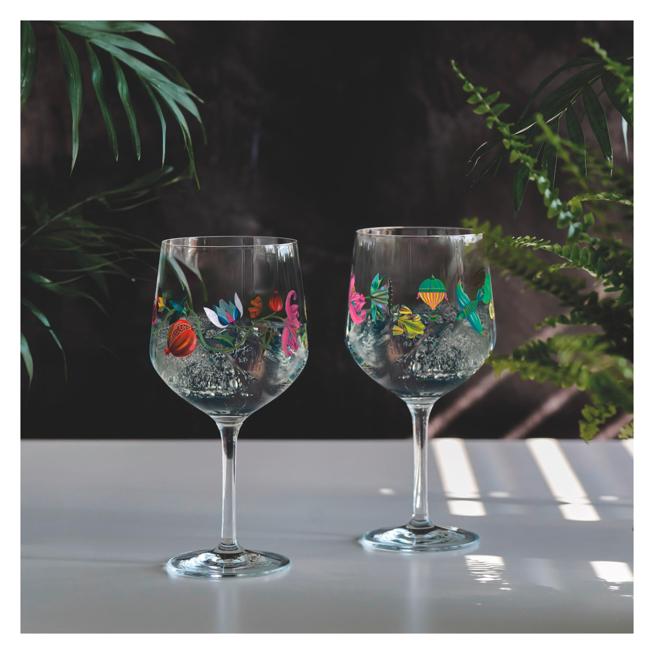 GINGLAS 710 ml 2-teilig  - Multicolor, LIFESTYLE, Glas (10,2/12,4/10,2cm) - Ritzenhoff