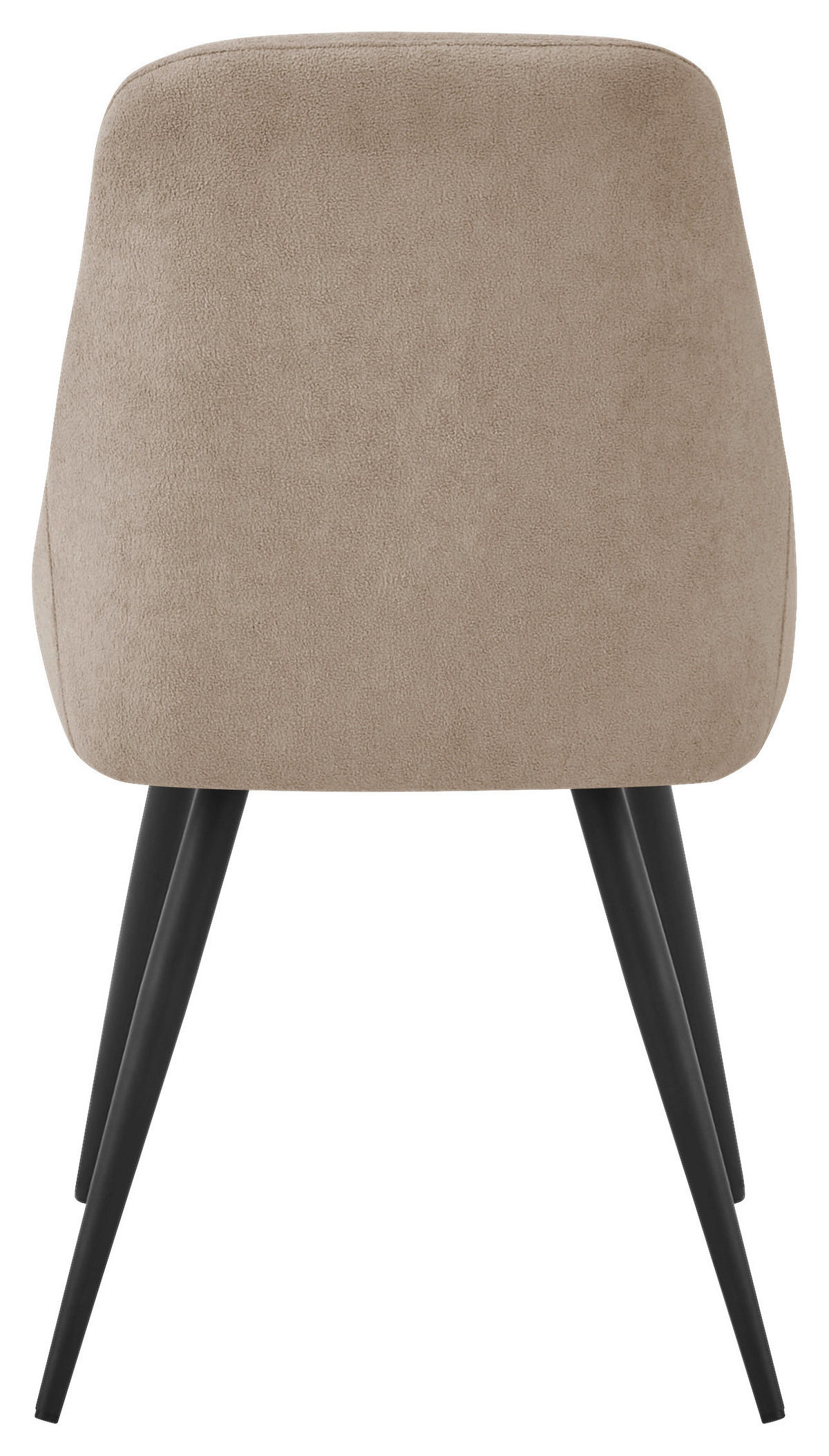 STOL, kovina, tekstil rjavosiva  - rjavosiva/črna, Design, kovina/tekstil (48/85/56cm) - Carryhome