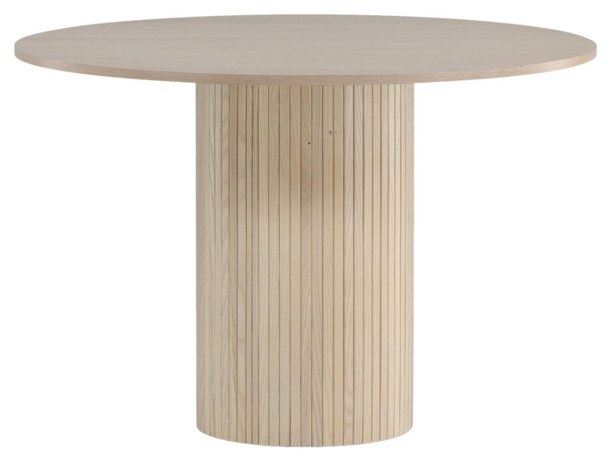 ESSTISCH in Holzwerkstoff 110/110/75 cm   - Beige/Weiß, Design, Holzwerkstoff (110/110/75cm) - Livetastic